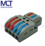 Wago Electric Terminal Block Cable Connector Pct-222 Gray Splicing Connector with Operating Levers